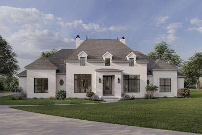 French Country House Plan #4534-00030 Elevation Photo