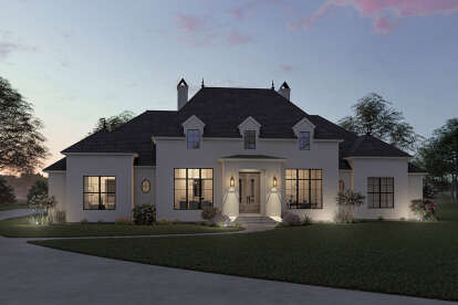 French Country House Plan #4534-00030 Elevation Photo