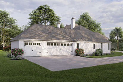 French Country House Plan #4534-00030 Elevation Photo