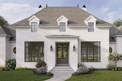French Country House Plan #4534-00030 Elevation Photo