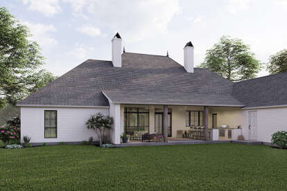 French Country House Plan #4534-00030 Elevation Photo