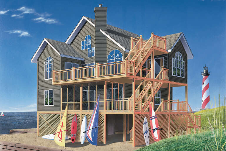 House Plan House Plan #24538 Front Elevation 