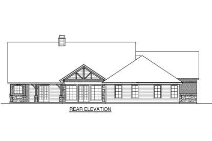 Country House Plan #5445-00375 Elevation Photo