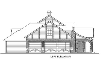 Country House Plan #5445-00375 Elevation Photo