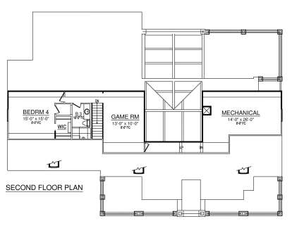 Second Floor for House Plan #5445-00375