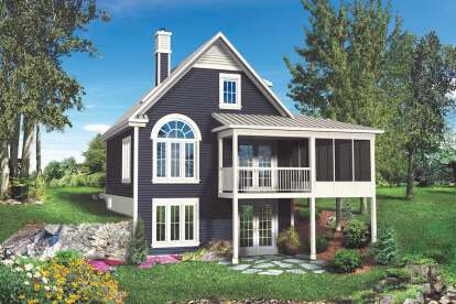2 Bed, 2 Bath, 1015 Square Foot House Plan - #6146-00402