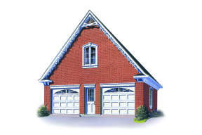 Traditional House Plan #034-01264 Elevation Photo