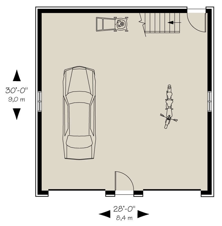 House Plan House Plan #24546 Drawing 1