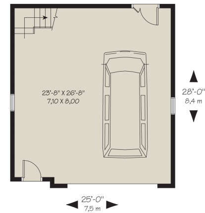 House Plan House Plan #24548 Drawing 1