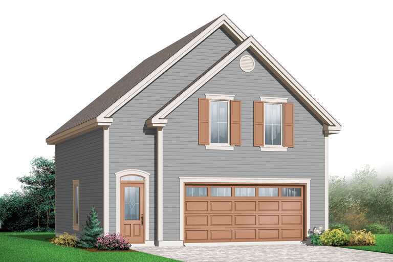 House Plan House Plan #24549 Front Elevation 