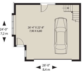 Main Floor for House Plan #034-01270
