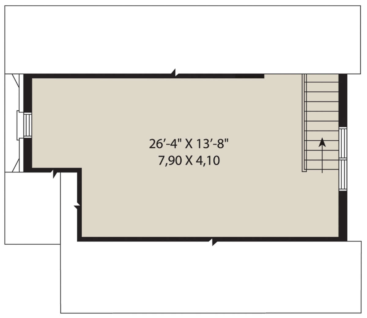 Bonus Room for House Plan #034-01270