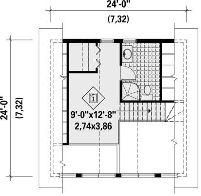 Second Floor for House Plan #6146-00403
