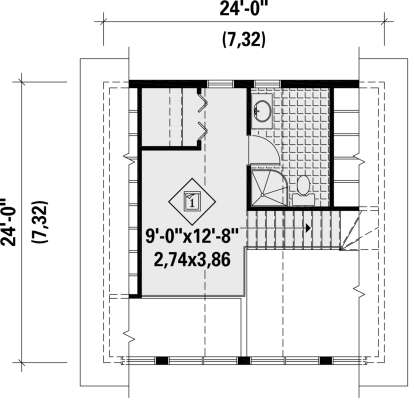 Second Floor for House Plan #6146-00403