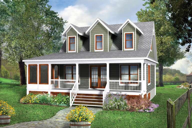 House Plan House Plan #24555 Front Elevation 