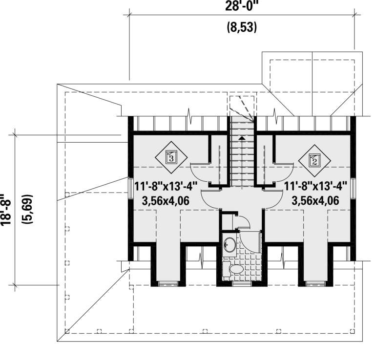 House Plan House Plan #24555 Drawing 2