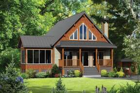 Country House Plan #6146-00406 Elevation Photo