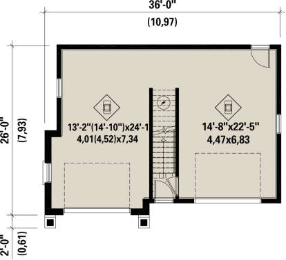 Garage for House Plan #6146-00407