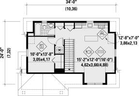 Main Floor for House Plan #6146-00407