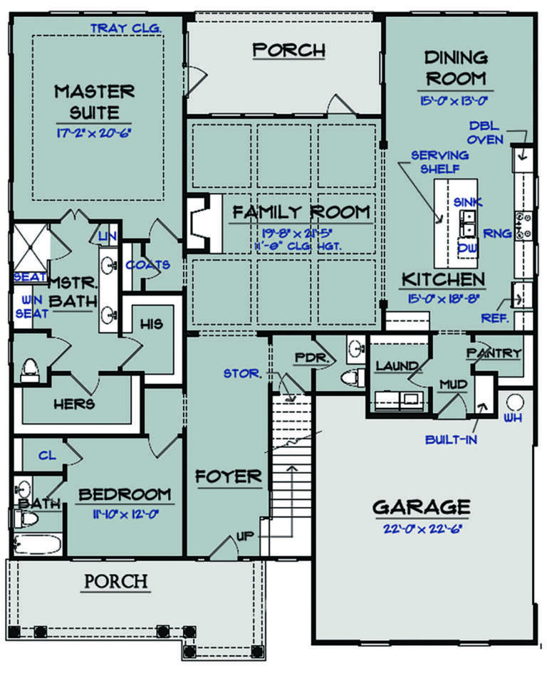 House Plan House Plan #24559 Drawing 1