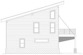 Modern  House Plan #940-00234 Elevation Photo
