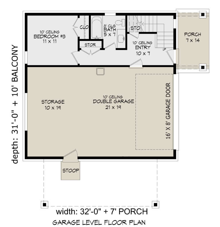House Plan House Plan #24560 Drawing 1