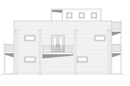 Modern House Plan #940-00235 Elevation Photo