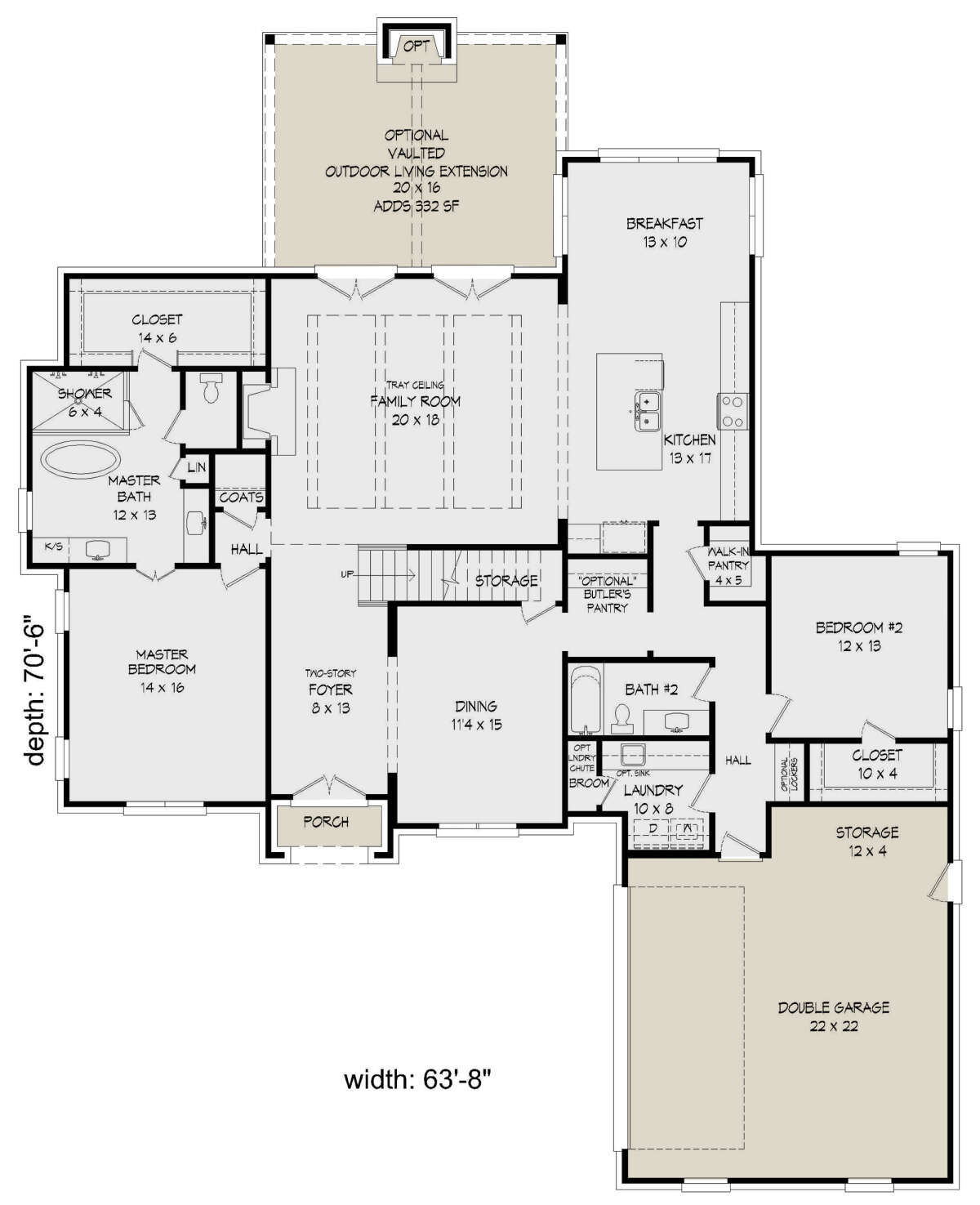Main Floor for House Plan #940-00236