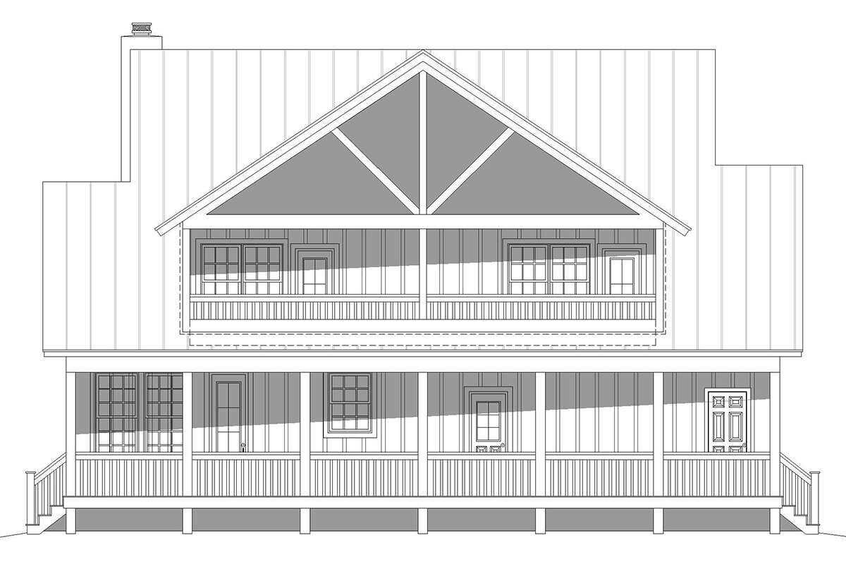 Country House Plan #940-00237 Elevation Photo