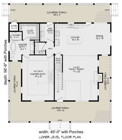 Main Floor for House Plan #940-00237