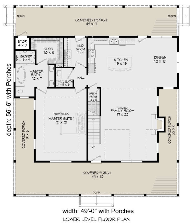 House Plan House Plan #24563 Drawing 1