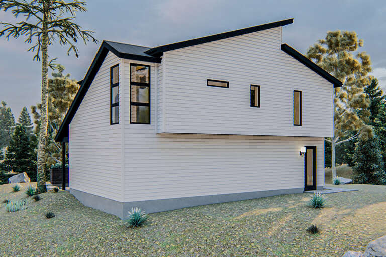 Modern  House Plan #963-00427 Elevation Photo