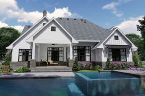Modern Farmhouse House Plan #9401-00110 Elevation Photo