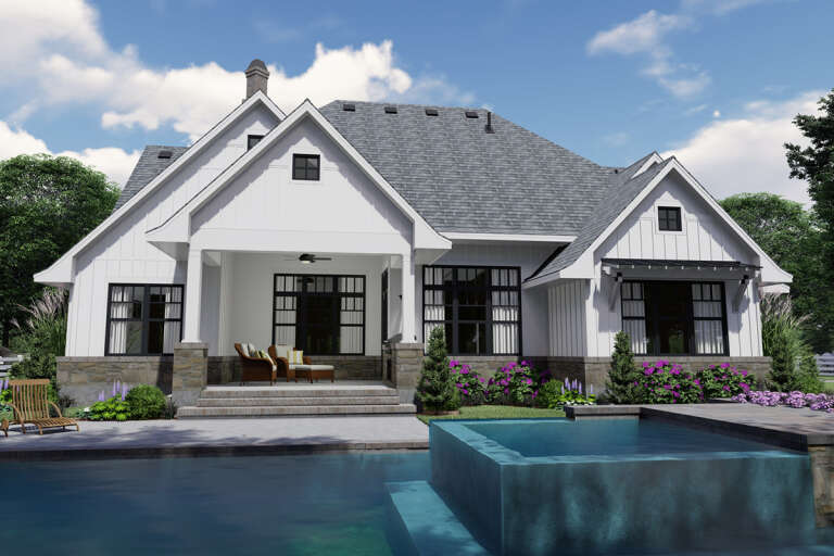 Modern Farmhouse House Plan #9401-00110 Elevation Photo