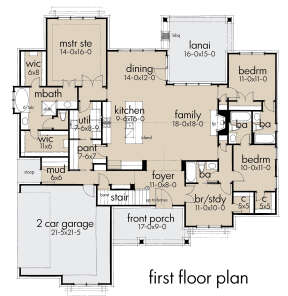 Main Floor for House Plan #9401-00110