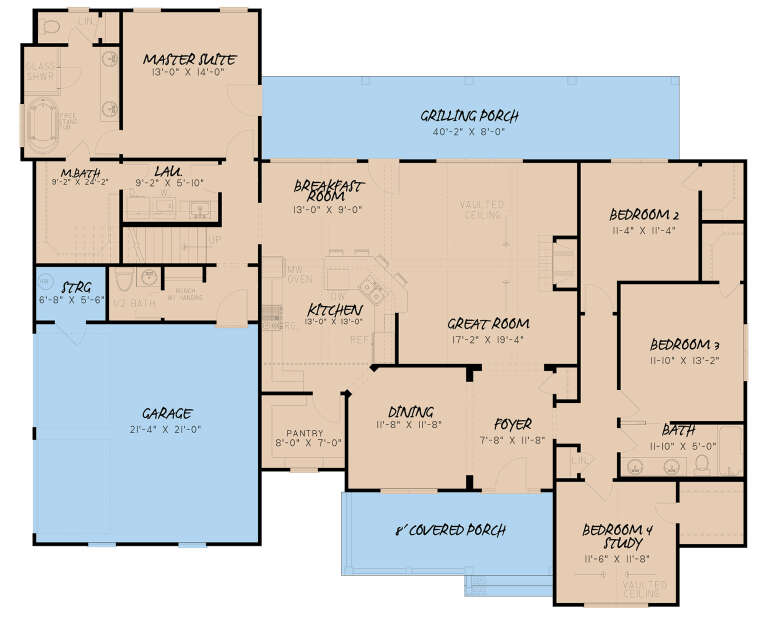 House Plan House Plan #24566 Drawing 1