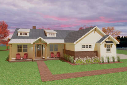 House Plan House Plan #24568 Front Elevation 