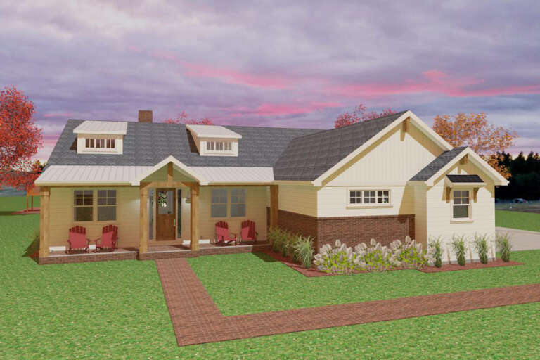 House Plan House Plan #24568 Front Elevation 