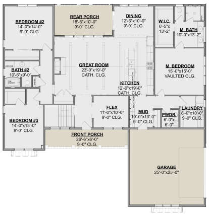 Main Floor for House Plan #1462-00029