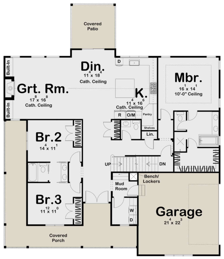 House Plan House Plan #24570 Drawing 1