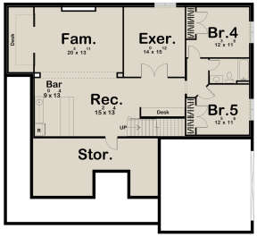 Basement for House Plan #963-00428