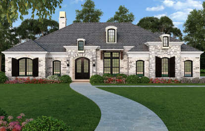 House Plan House Plan #24571 Front Elevation 
