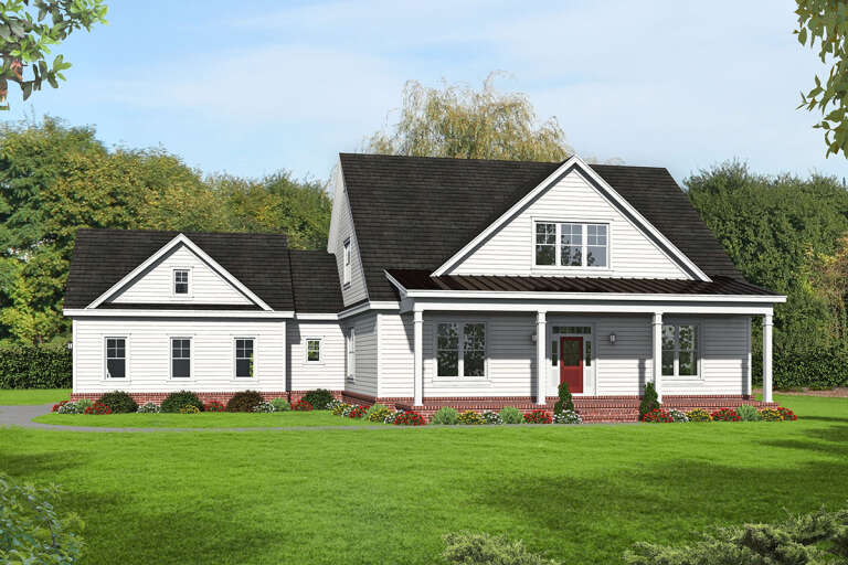 House Plan House Plan #24572 Front Elevation 