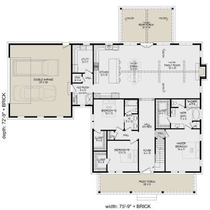 Main Floor for House Plan #940-00238