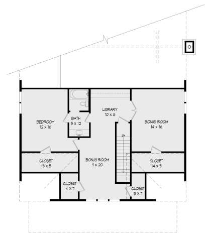Second Floor for House Plan #940-00239