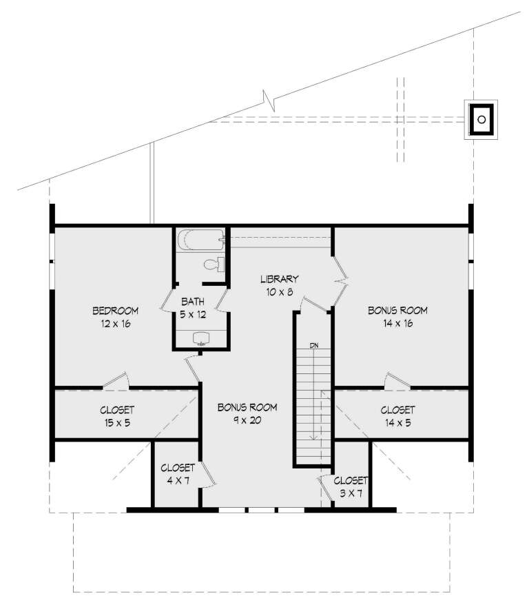 House Plan House Plan #24573 Drawing 2