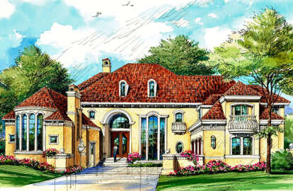 House Plan House Plan #24575 Front Elevation 