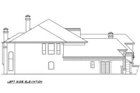 Luxury House Plan #5445-00378 Elevation Photo
