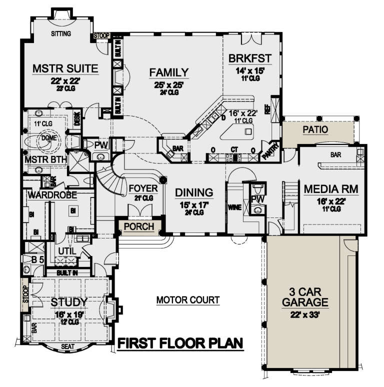 House Plan House Plan #24575 Drawing 1