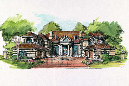 House Plan House Plan #24577 Front Elevation 